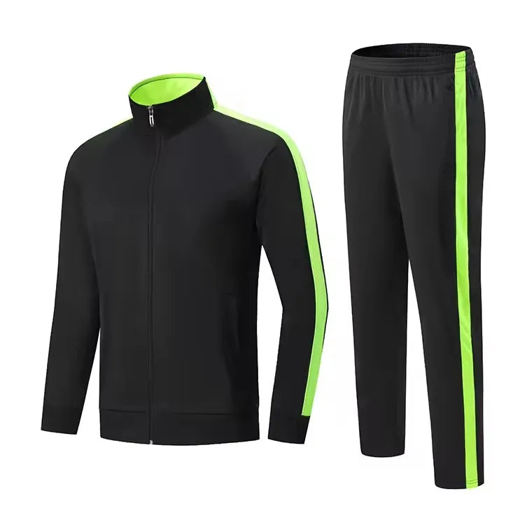 Custom Kids Polyester Track Suits Set Breathable Boys Team Sweatsuit for Autumn Sports Custom Sports Track Suit