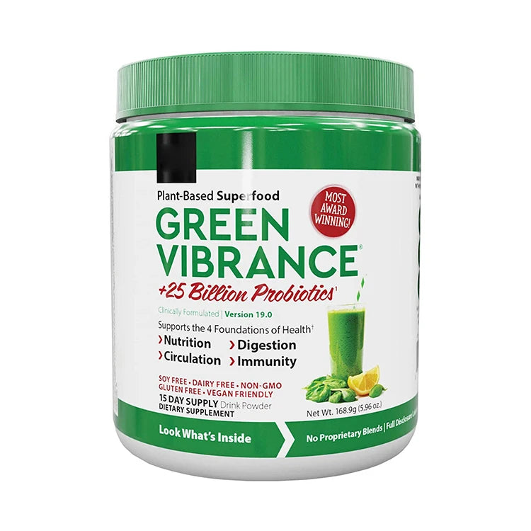 Private Label Green Vegan Help Digest Roosts Immune Plant Based Organic Superfood Powder With Barley Grass Probiptics Spirulina