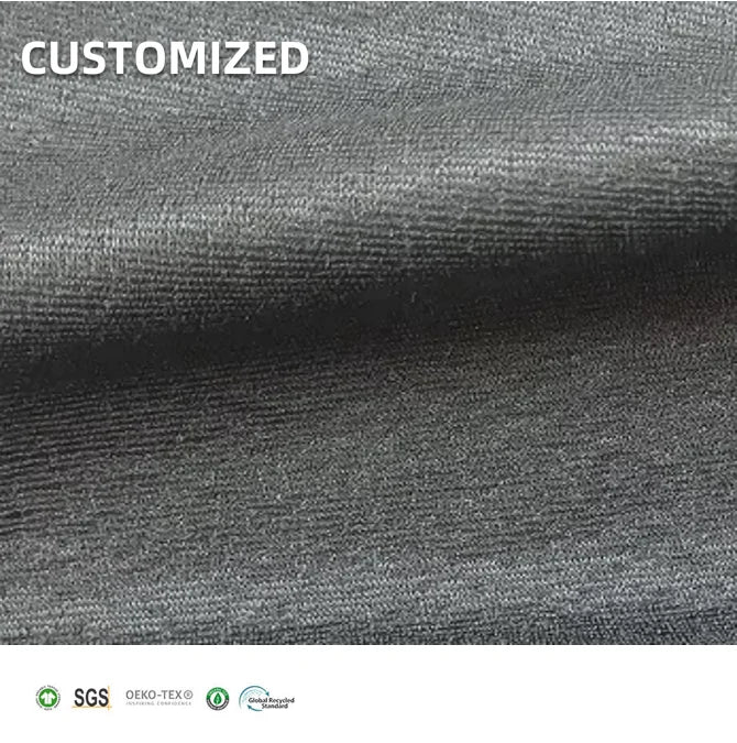 Shrink-Resistant Wrinkle Resistant 93 Polyester 7 Spandex Material Fabric for Shirts