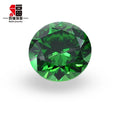 Baifu Jewelry Top Quality Loose Round Light Emerald Zircon