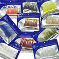 16pcs/bag 5cm 6cm 7.5cm Silicone PVC Screw T-tail Soft Worm Grub Lure for Freshwater Fishing Bream Target for River Stream Use