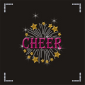 Cross Rhinestone Heat Transfer Iron on Hotfix Crystal Bling Applique Letters DIY Religious Cheer Mom Outfit