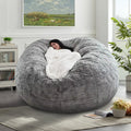 Giant Bean Bag Chair Bed for Adults Convertible Beanbag Folds From Lazy Chair to Floor Bed Large Floor Sofa Couch Big Sofa Bed