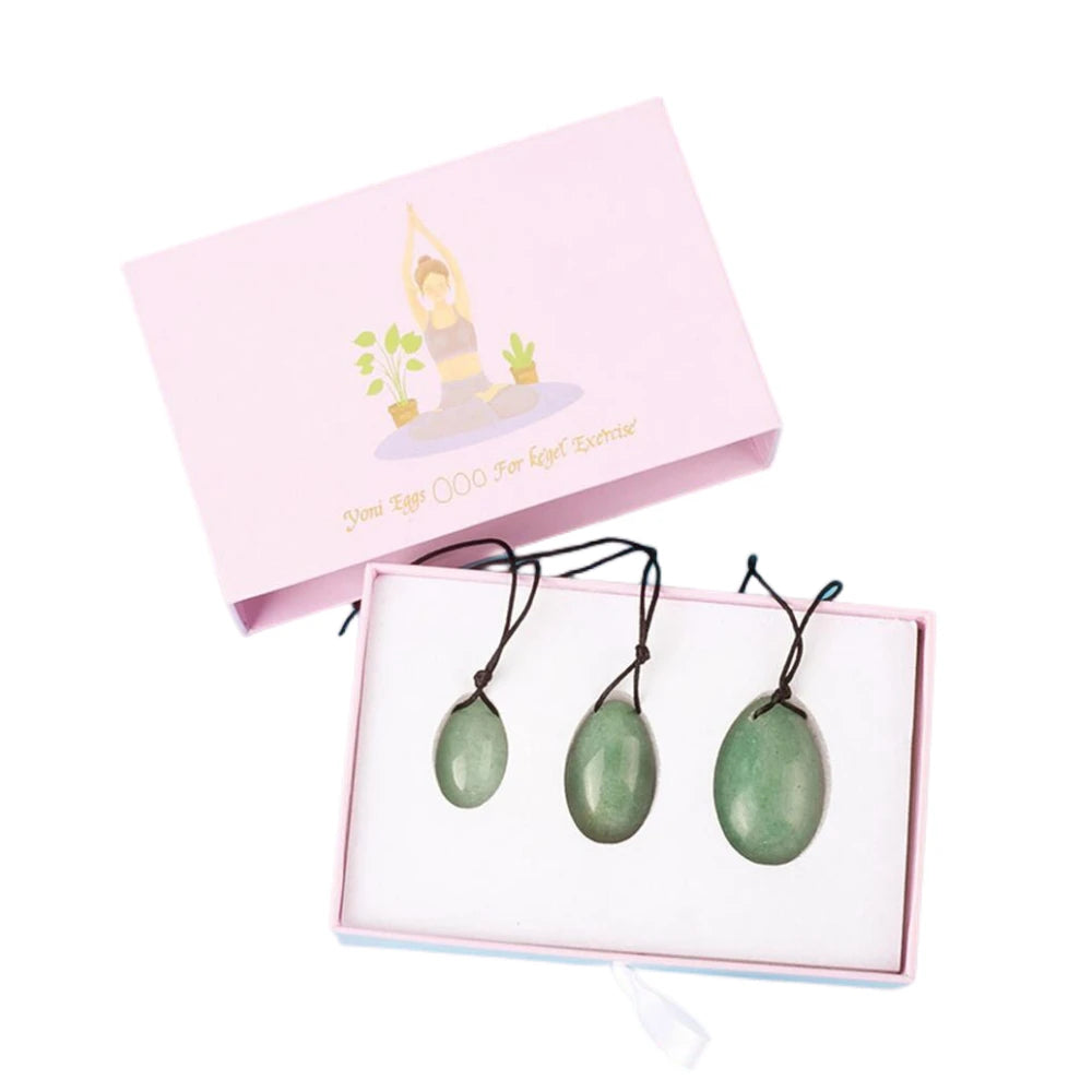 Best Seller Pure Natural Jade Eggs Yoni Care Vaginal Exercise for Women Crystal Yoni Egg