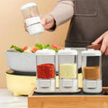 New Style 0.5g Metering Salt Shaker Push Type  Salt Dispenser Sugar Bottle Kitchen Spice Jar