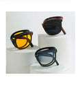 Folding Glasses Plastic Mirrored Sun Glasses Folding Sunglasses Folding Sunglasses Retro