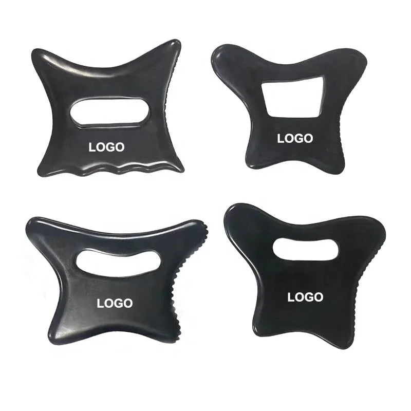 Spa Cellulite Body Scraping Tool Natural Bian Stone Guasha Therapy Big Gua Sha Stone Private Label Bian Stone Gua Sha