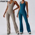 PASUXI Wholesale Soft Sportswear Gym Fitness Sets Jumpsuits Workout Womens Yoga Activewear One Piece Yoga Bodysuits
