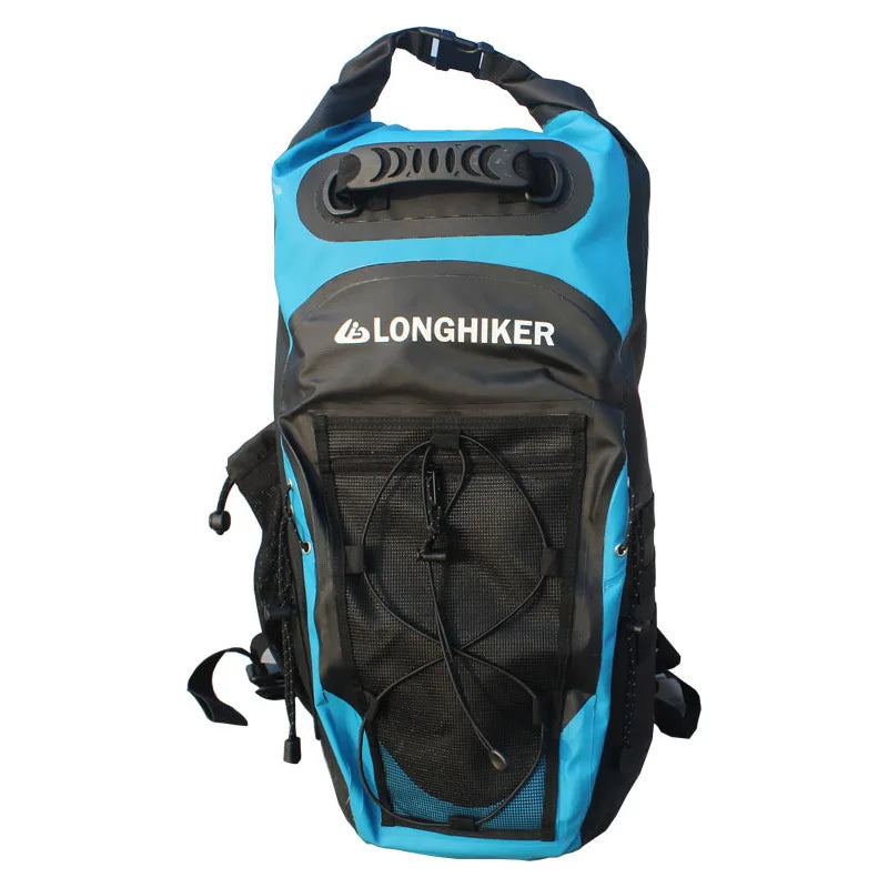 Custom Logo Outdoor Waterproof Taraulin 30L Backpack Roll Water Proof Floating Duffel Dry Bag Camping Hiking Travel Swim