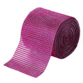 DREA 24 Rows Bling Crystal Ribbons Tulle Rhinestone Trim for Party Birthday Wedding DIY Decorations