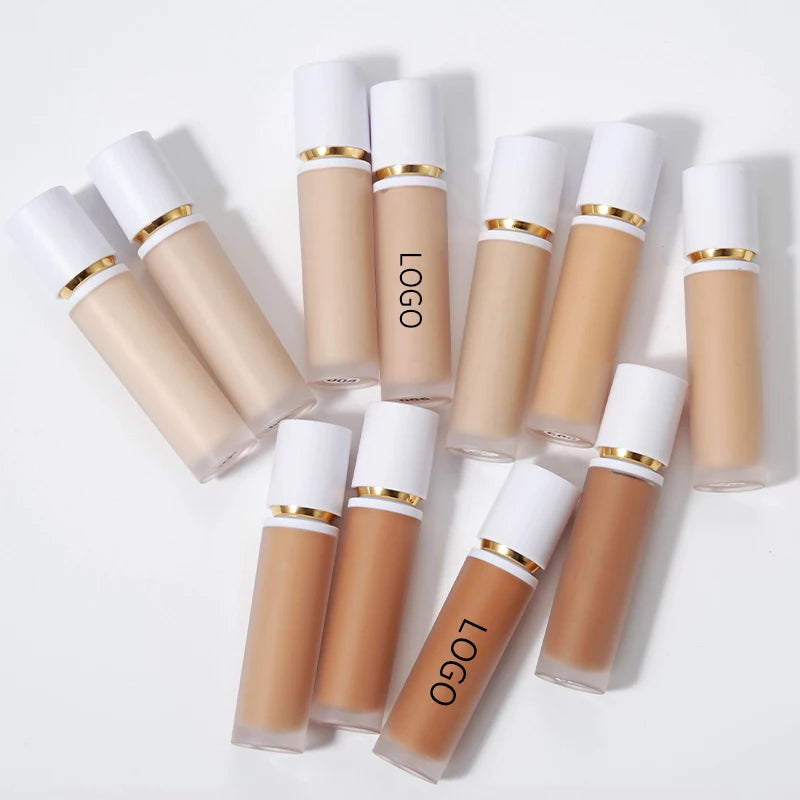 Wholesale Long-lasting Vegan Cruelty Free Face Makeup Concealer Private Label Custom Logo Liquid Concealer