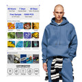 QUICKSHOW 350 GSM Fleece Blank Hoodies Plain Wholesale Heavyweight Oversized Men's Hoodies Sweatshirts