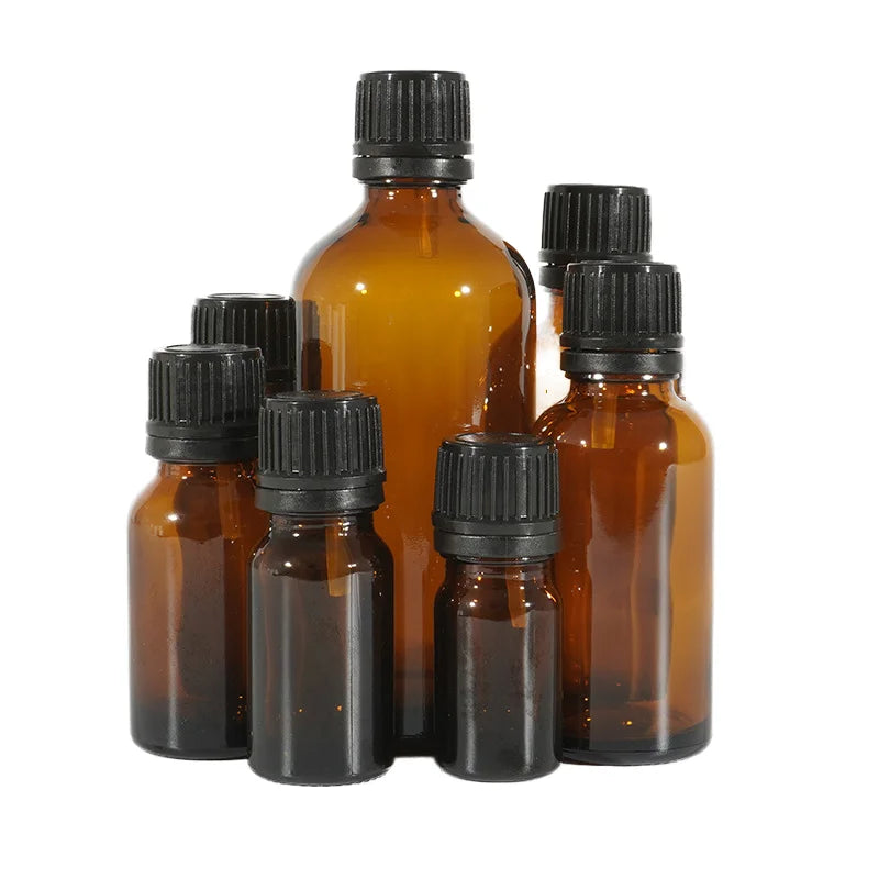 50ml Frosted Surface Amber Glass Pipette Essential Oil & Skin Care Cream Bottles with Childproof Dropper Cap and Screen Printing