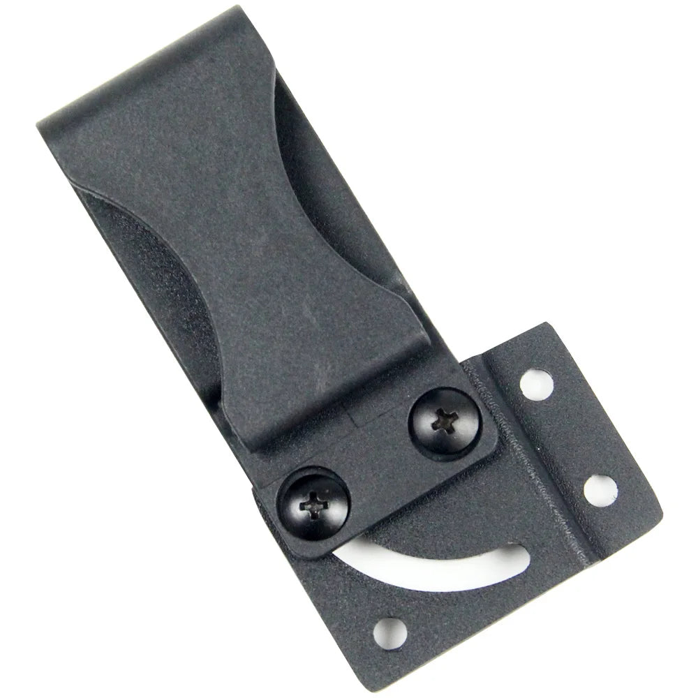Universal 90 Degree Rotating Belt Clip Clamp Swivel Plastic Loop With Hardware for Knife Sheath Holster