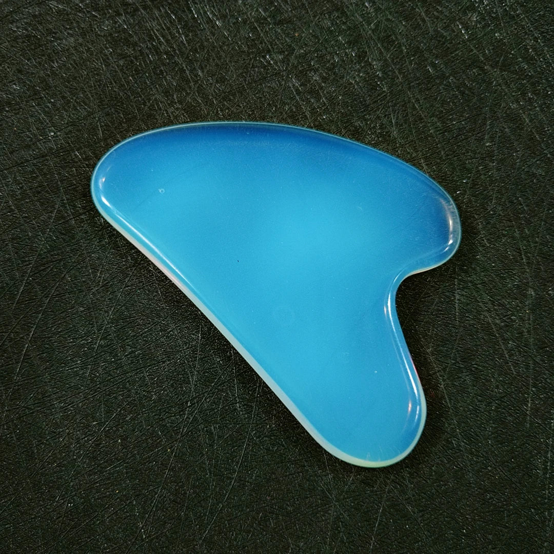 HY Heart Opalite Stone Facial Gua Sha Facial Scraping Massage Tools Face Body Anti-aging Therapy Facial Guasha Board