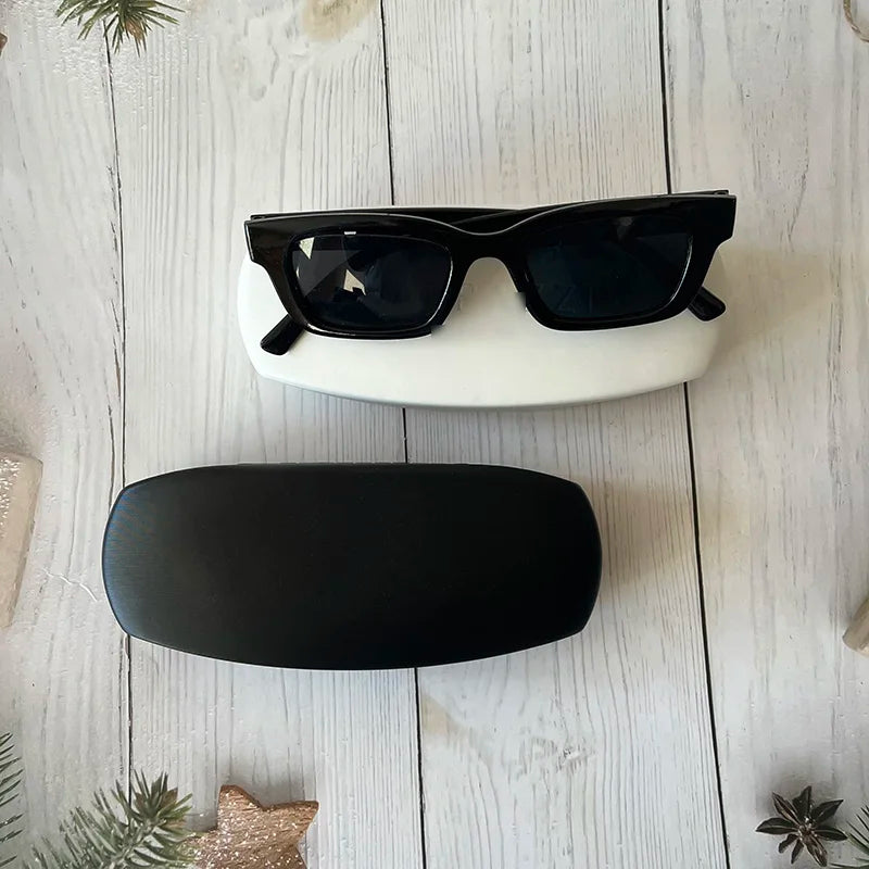 Wholesale Small MOQ Soft PU Leather Sunglasses Case Customizable Eyewear Case at Economical Price Iron Material