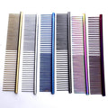 Hairdressing Pet Self Cleaning Comb Brush Stainless Steel Pet Dog Comb Pet Hair Removal Comb