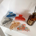 DOWELL  Acetic Acid Plate Hair Shark Clip Simple Hair Accessories Acetate Large Hair Claw Clips