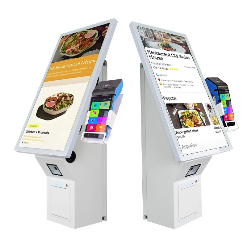 Wholesale New Products 15.6 21.5 Inch White Self Service Kiosk Wall Mount Self-ordering Kiosk  With Factory Latest
