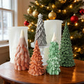 New 3D Christmas Tree Aromatic Candle Silicone Mold for Home Party Decor