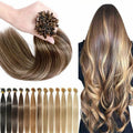 Wholesale Double Drawn Pre Bonded I Tip Hair Extensions Virgin Keratin Human Hair