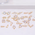 Hot-selling High-quality Small Brass + Zircon Trendy Pendant DIY Handmade Necklace Bracelet Accessories
