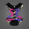 Custom Manufacturer Wholesale LED Light Dog Harness Outdoor Adjustable Nylon Padded No Pull Designer Pet Harness