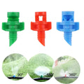 90 180 360 Degree Garden Irrigation Refraction Micro Jet Sprinkler Lawn Water Misting Sprayer Fog Spray Nozzle