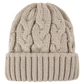 European American Style Winter Warm Knitted Hat Free Size Solid Color Printed Pattern Acrylic Fabric Common Design