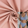 2023 Hot Sale Polyamide Soft Stretch Nylon Spandex 2x2 Rib Knit Fabric