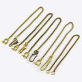 Meetee KY402 Solid Brass U Shape Dragon Hook Diy Hardware Accessories Jeans Wallet Snap Hook Belt Chain
