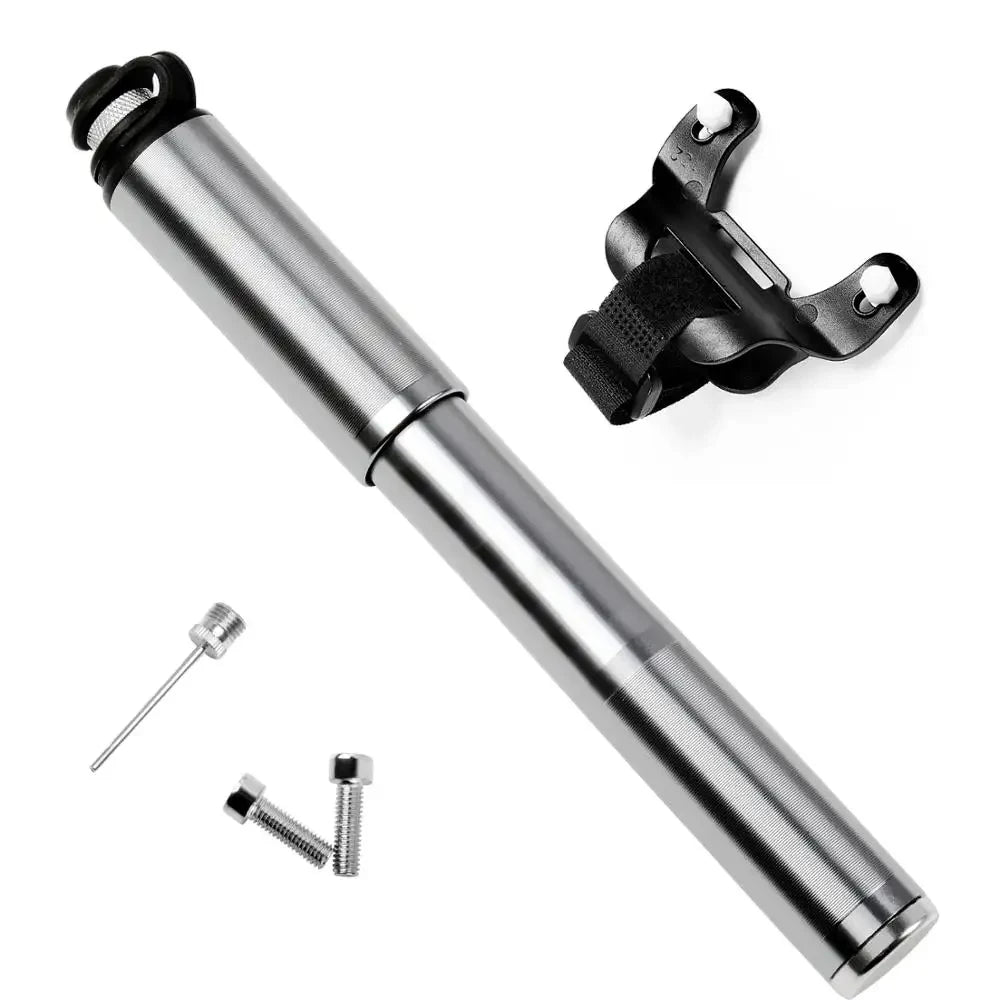 Portable Mini High-Pressure Hand-Operated Bike Pump with Presta Valve for Bicycle Conversion