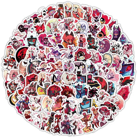 2024 Newly 100PCS USA Anime Hazbin Hotel Cartoon Stickers
