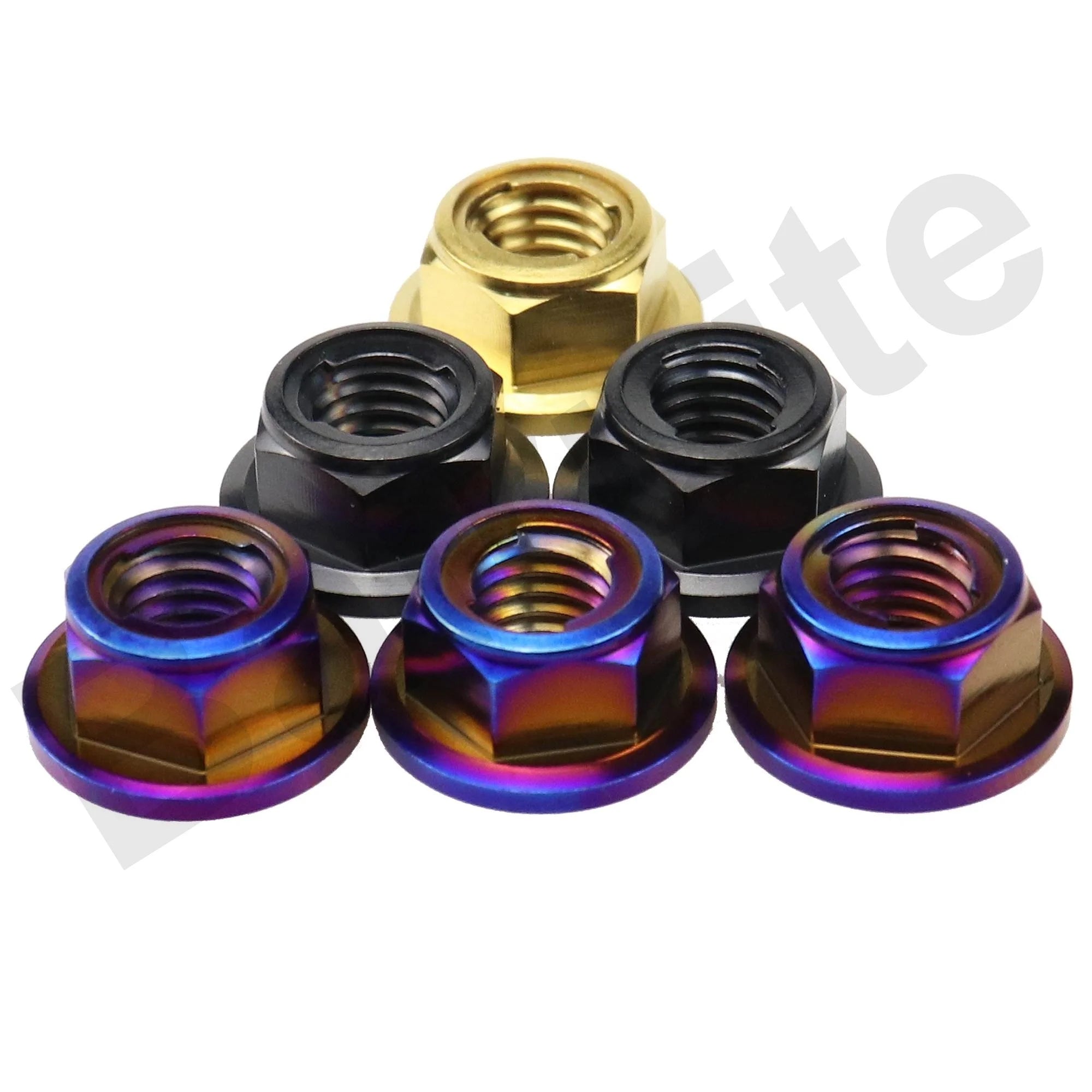 M4 M5 M6 M8 M10 Lug Melt Lock Bolt and Nut Titanium Gr5 Titanium Nuts Titanium Nuts and Bolts