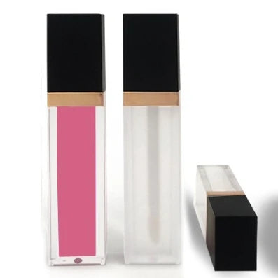 2023 Accept Custom Logo Eco-friendly Screen Printing Lipstick Gloss Tube Square Liquid Lipstick Luxury Packaging Lip Containers
