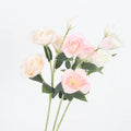 Wholesale Bulk Artificial 4 Heads Single Branch Lisianthus Flowers for Home Decoration