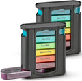 Wholesale Competitive Price Plastic Mini Am Pm Pill Box Storage Organiser 7 Days Travel Plastic case 28 Cases 7 Layers Pill Box