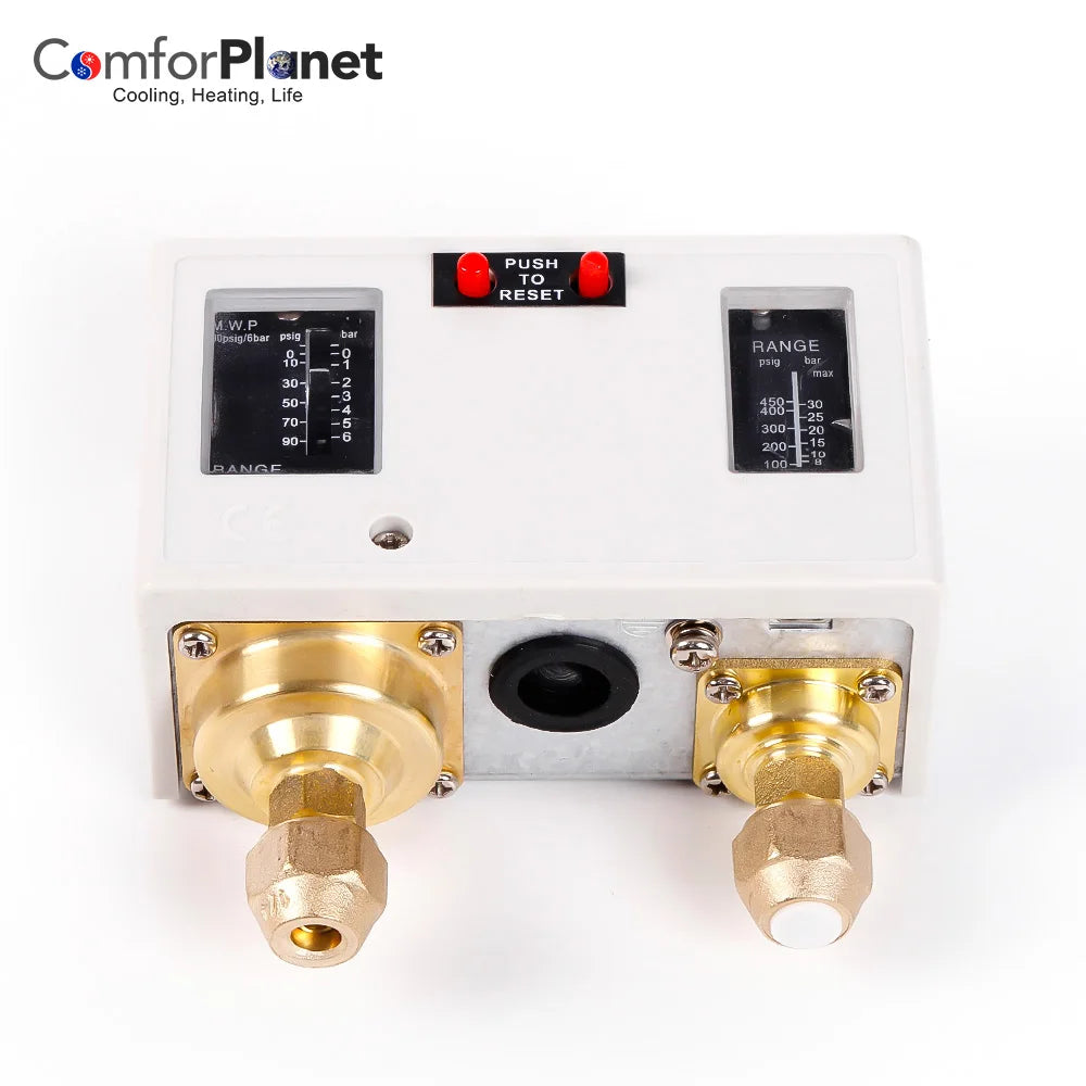 Auto Reset Dual Pressure Switch Control the Pressure of Compressor for HVAC System