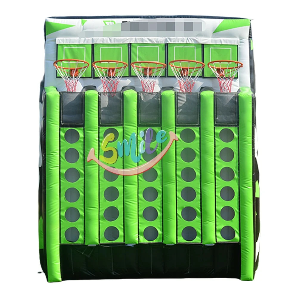 2025 Luxury Inflatable Basketball Four in Row Sport Games Trampoline Large Commercial Inflatable 4 in One Party Rent and Event