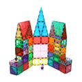 Hot Selling Magnetic Tiles Educational Construction Decompression Magnet Model Toy Set with 100 ABS Plastic Pieces