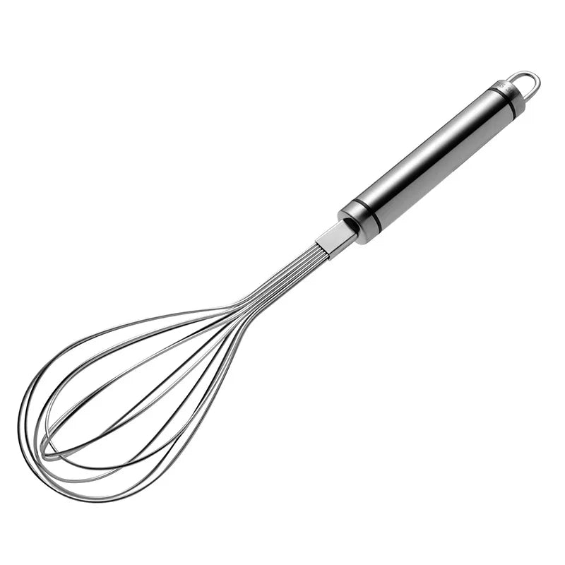 Professional YUSHUN Eco-Friendly 7.5inch Stainless Steel Whisk for Cooking Blending Beating and Stirring Enhanced Balloon Whisk