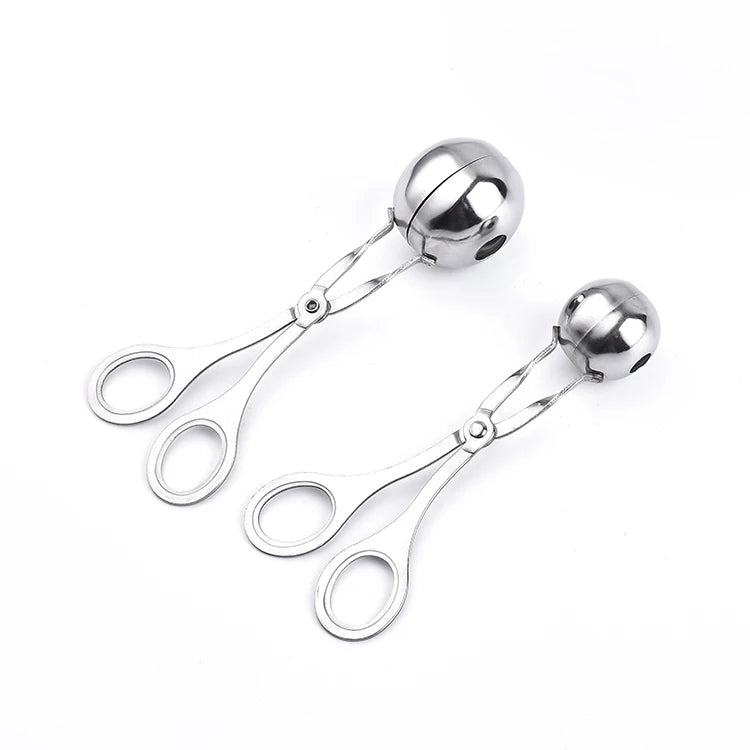 304 Stainless Steel Kitchen MeatBall Maker Clip Stuffed Ball Spoon Shaper Cooking Scoop for Kitchen Cooking Gadgets