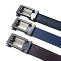 Designer Luxury Adjustable Automatic Buckle Split Genuine Leather Belts Pure Leather Belts for Men