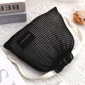 Custom Logo Printed Reusable Cotton Mesh Soap Bag Natural Drawstring Gift Soap Cosmetic Packaging Cotton Mesh Pouch