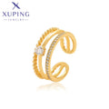 For Xuping Jewelry's X000882677 24K Gold Plated Cluster for Women for Wedding Anniversary Party Copper Material Great Gift Idea