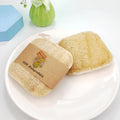 Kitchen Cellulose Dish Cleaning Sponge Natural Shape 9.5cm Biodegradable 250% Water Absorption Reach Certified for Washing