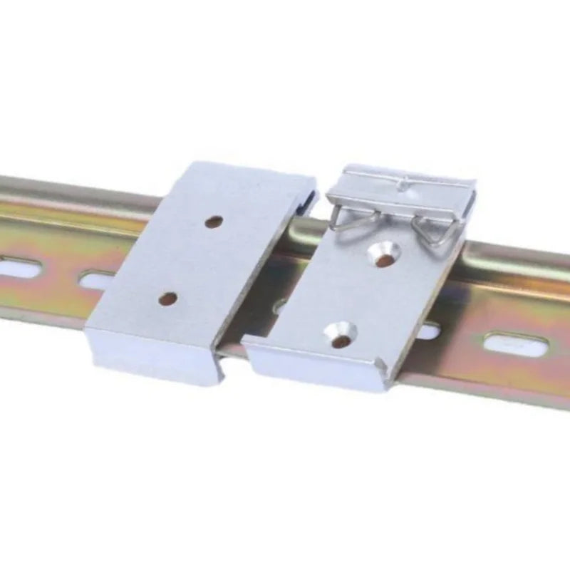 Aluminum Alloy 26/28wide Vertical 2 Holes Rail Fixing Clip 35MM Guide Rail Clip C45 Guide Rail Buckle