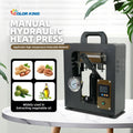 Manual Hydraulic Heat Press Machine Dual Heating Platen Press Machine 10 Ton  Press