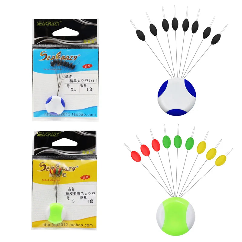 Fishing Luminous Silicone Space Bean Olive Black Color Fishing Gear Accessories