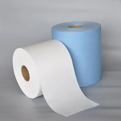 Wood Pulp Polyester Spunlace Nonwoven Fabric Breathable Waterproof Mesh Cross Pattern OEKO-TEX Certified